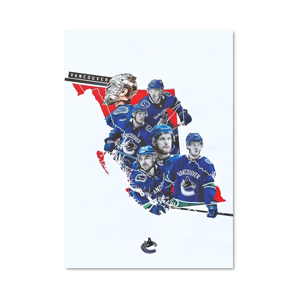 Poster Vancouver en Cartes
